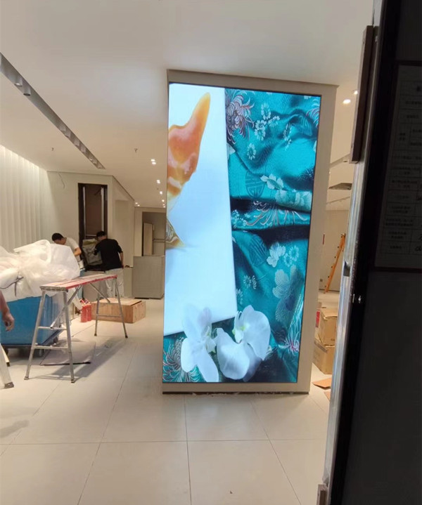 靖边商场门店转角LED显示屏